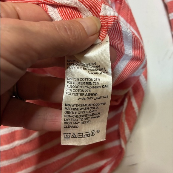 Chico’s Zenergy Stripe Shirt, Size Large, Cotton Blend, Excellent Used Condition - Picture 5 of 7